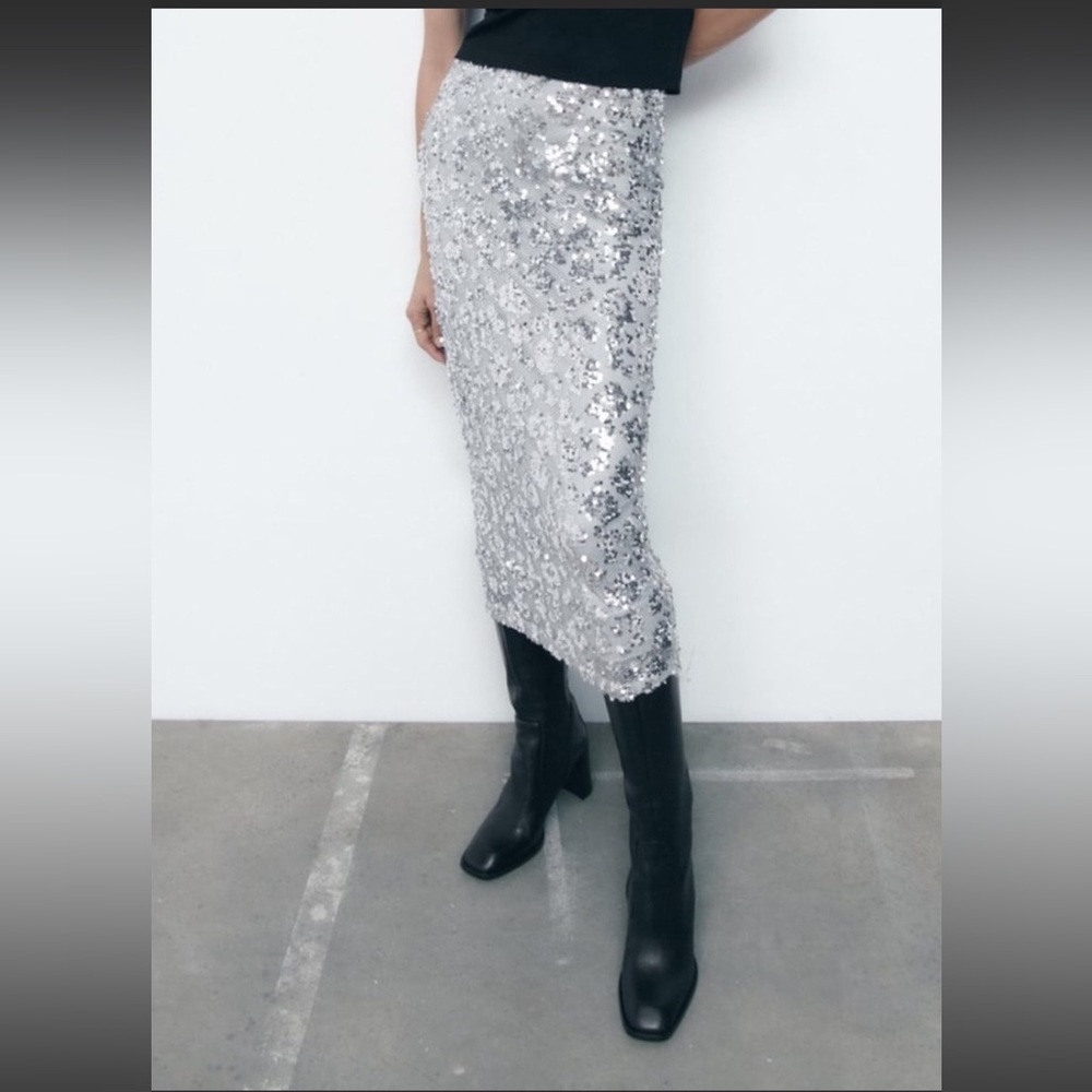 Zara sequin skirt